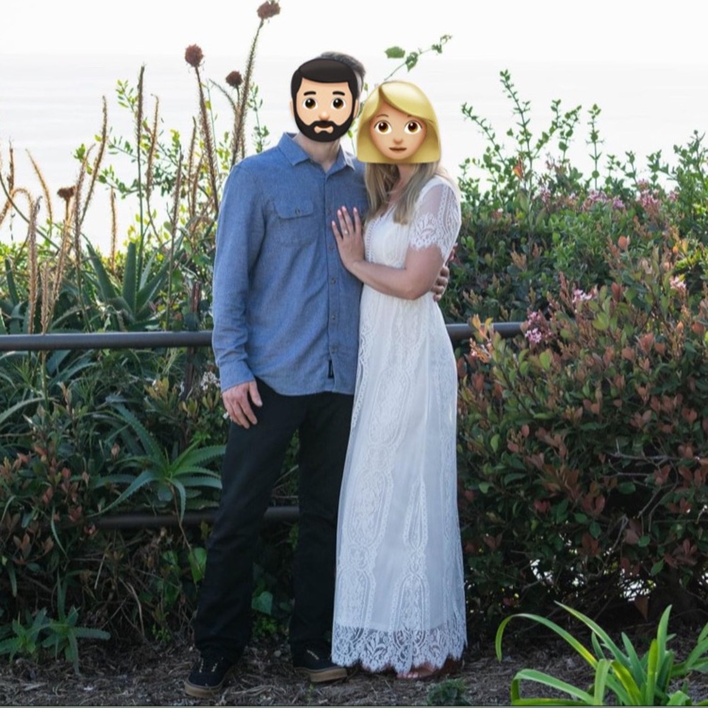 White Lace maxi dress